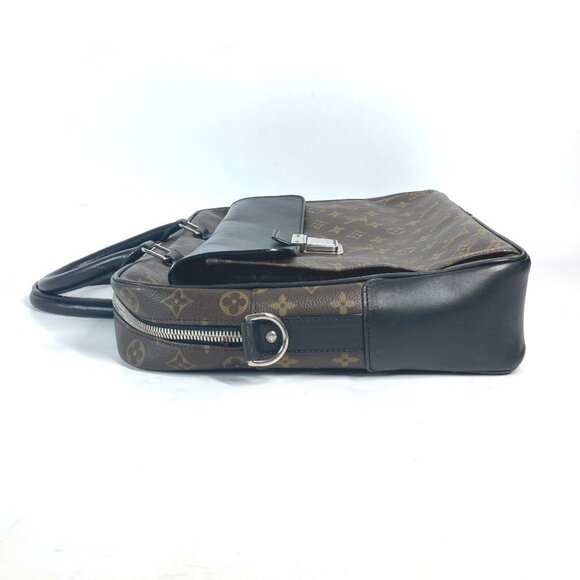 LOUIS VUITTON Black Monogram Leather Bag - Picture 4 of 16